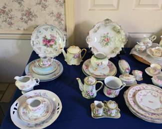 Huge collection of RS Prussia porcelain, Nippon porcelain, and German porcelain
