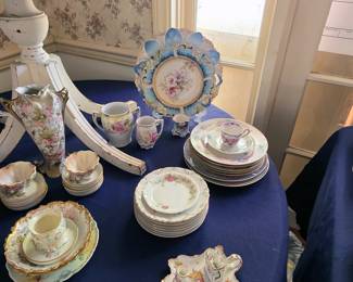 Huge collection of RS Prussia porcelain, Nippon porcelain, and German porcelain