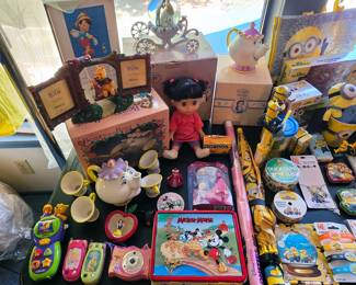 Disney and Despicable Me (Minions) toys and collectibles