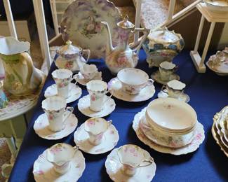 Huge collection of RS Prussia porcelain, Nippon porcelain, and German porcelain