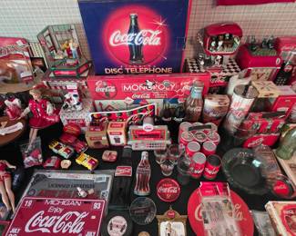 Coca-Cola and vintage Coca-Cola toys and collectibles