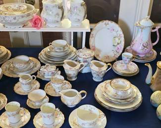 Huge collection of RS Prussia porcelain, Nippon porcelain, and German porcelain