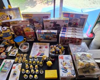 Disney and Despicable Me (Minions) toys and collectibles