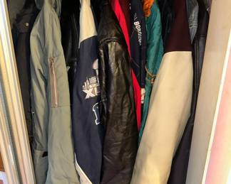 LEATHER SUPERBOWL JACKETS