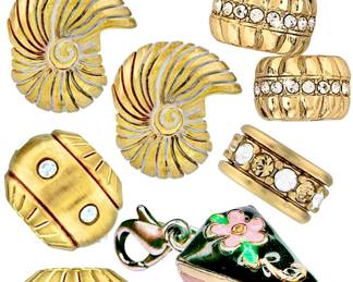 Brighton Jewelry (all retired): Dangle & Snap Charms, Beads & Spacers

**BRIGHTON, PANDORA (Sterling), MICHAEL ANTHONY (Sterling), MICHAEL KORS, COACH, FOSSIL, MANY MANY MORE DESIGNER JEWELRY, CLOTHING, SHOES & ACCESSORIES PICTURES COMING SOON**