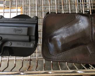 Gun holsters for belts