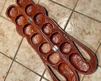 Inside of Mancala crocodile game.  