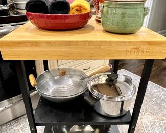 Healthcraft Surgical Stainless Steel cook pot
4pc Infuse set- Wok, Lid, Tempura rack, Bamboo spatula
*Origami cart Not For Sale 