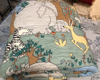 Vintage!  Sandra Boynton bedspread “In the Jungle”.  Queen size.  