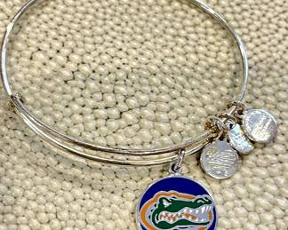 Vintage Alex & Ani University of Florida charm, bangle bracelet 
