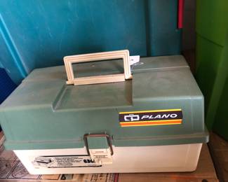 Vintage plastic Plano tackle box no equipment