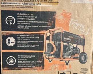 Gp8000E Generator new in box.  