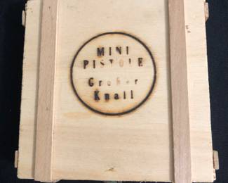 Mini Pistole Graher Knall display box with contents
