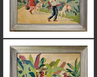 Framed Original Watercolor art signed by JR Bennett