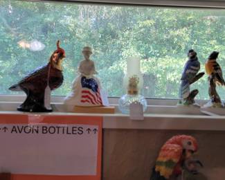 Avon Decaters and Birds