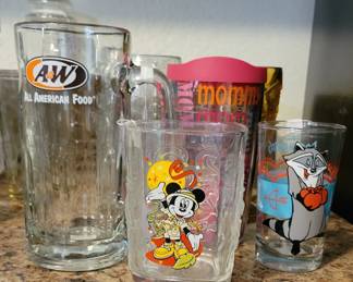 Various Character and Promotional Glasses