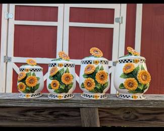 Sunflower Canisters