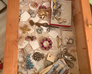 More jewelry and old religious wake cards
