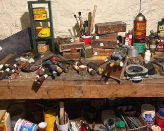 Lots of fun finds in the tool area
