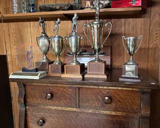 vintage trophy collection