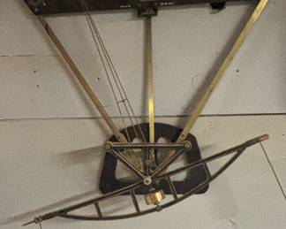 Vintage Irving‑Deibert Basis Weight Scale (wall mount)