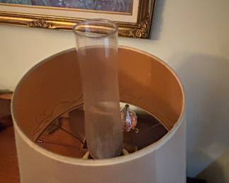 electrified oil lamp