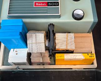 vintage slide projector