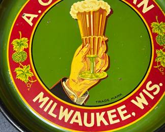 Vintage A. Gentleman Beer Tray