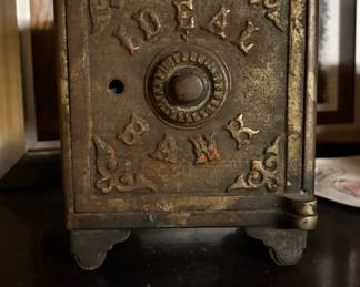 vintage brass bank