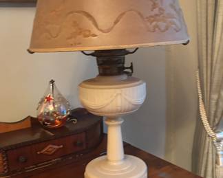 vintage oil lamp