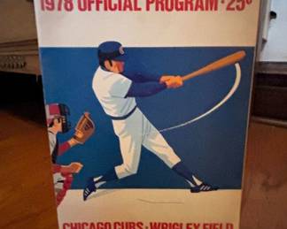 Chicago Cubs 1978 Program