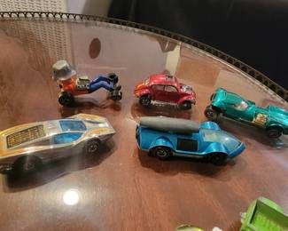 Small sample of the red line hot wheels