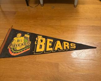 Vintage Chicago Bears Pennant