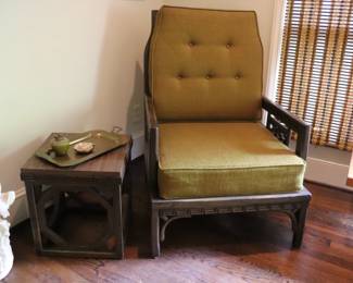 Midcentury Modern Chinese 1960's Vintage Chair