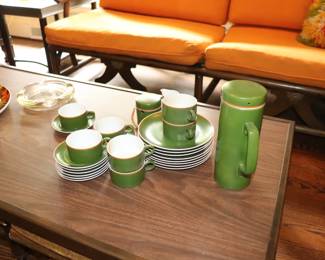 1960s LeGardo Tackett Schmid Cup and Saucer & Coffee Pot