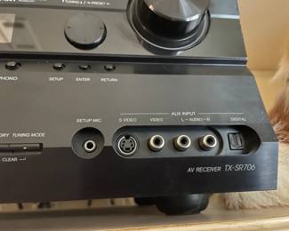 Stereo AV Receiver TX-SR706. The Onkyo TX-SR706 is a 7.1 channel A/V receiver known for its THX Select2 Plus certification, HDMI switching, and 1080p upconversion. It supports advanced audio codecs like Dolby TrueHD and DTS-HD Master Audio. The receiver also features Audyssey MultEQ for room calibration and two-room/two-source audio capability. 