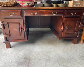 Solid wooden desk