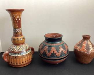 Pottery vases