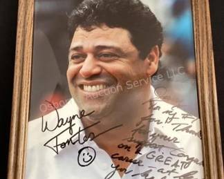 Wayne Fontes signed picture