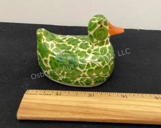 Kashmiri Lacquered Duck Trinket Box