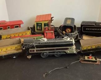 MARX metal train set
