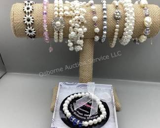 Quality costume bracelets. Additional selections in catalog. 