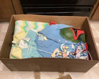 Vintage baby clothes & blankets