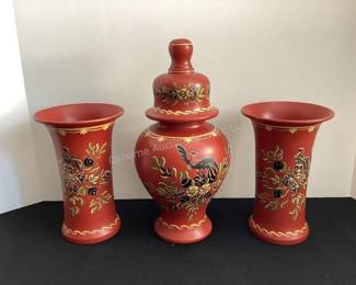 Voor Zuiver Tin Vases & Ginger Jar