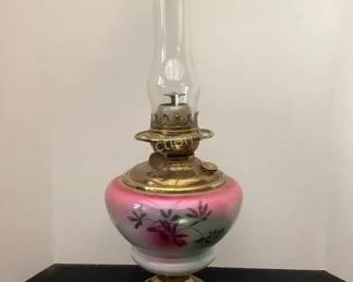 Antique oil lamp