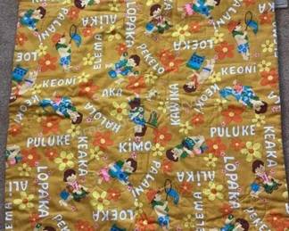 Vintage baby blanket