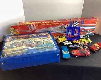Matchbox carry case & cars