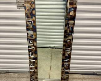 2 MBrandonSignedSteelCutMirrorwHeatTreatedFinish