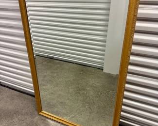 64 LargeRectangularGoldWallMirrorCustomFramed