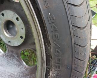 245/40r18 tires set of four